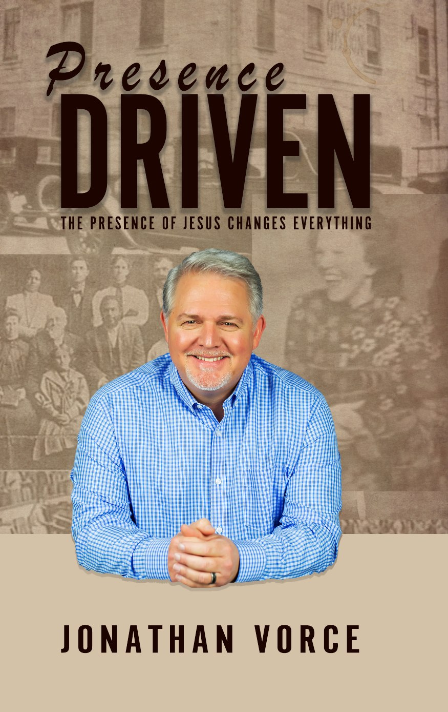 Presence Driven book cover by Jonathan Vorce